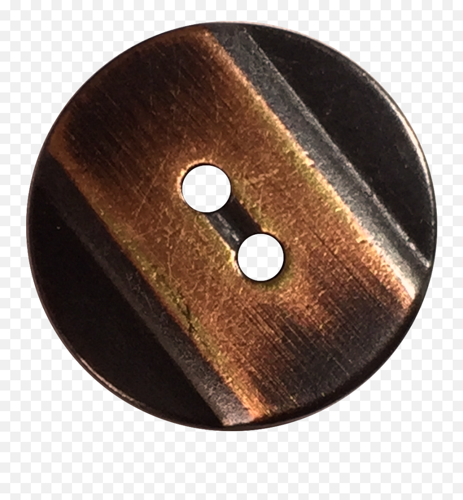Copper Stripe - Black Wooden Button Png,Black Button Png