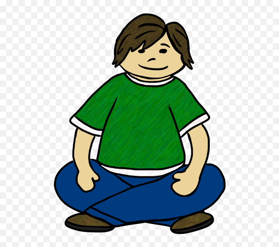 Child Sitting Clip Art - Sitting Clipart Png Download 650 Criss Cross Applesauce Sitting,Boy Clipart Transparent