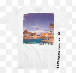 Glassjaw - Delusion White Tshirt Skyline Png,White Tee Png