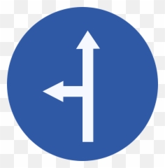Straight Left Sign Road Street - Kiri Kanan Panah Rambu Rambu Lalu Lintas Tanda Arah Kanan Png,Straight Road Png