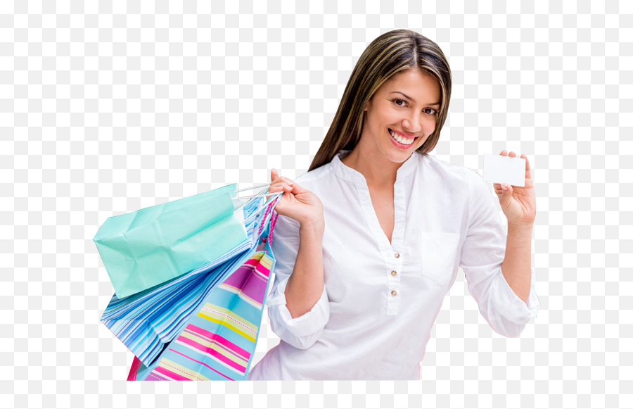 Happy Woman Shopping With Credit Card Free Stock Photos - Girl With Shopping Bags Png,Shopping Png