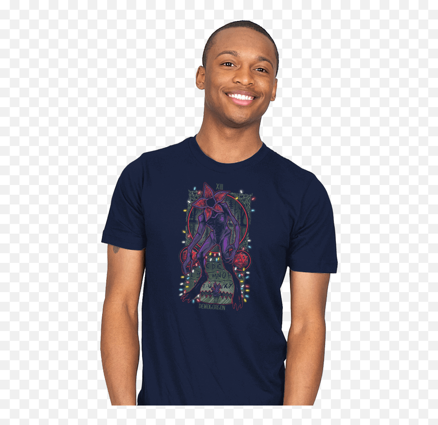 The Demogorgon Tarot Card T - Shirt The Shirt List Terminator Retro T Shirt Png,Demogorgon Png