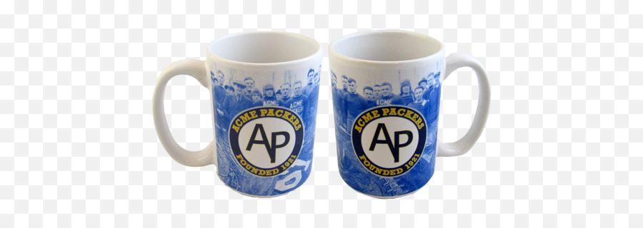 Green Bay Packers Acme Coffee Cup - Serveware Png,Coffee Cup Logo