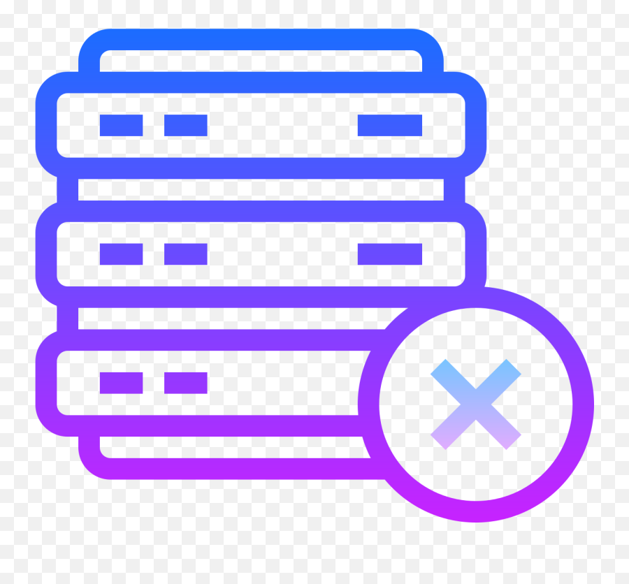 Delete Database Icon - Transparent Hosting Logo Png,Database Png