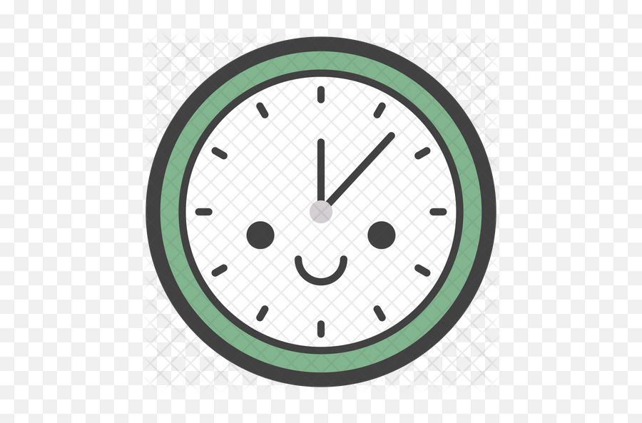 Wall Clock Icon - Time For Action Icon Png,Clock Emoji Png