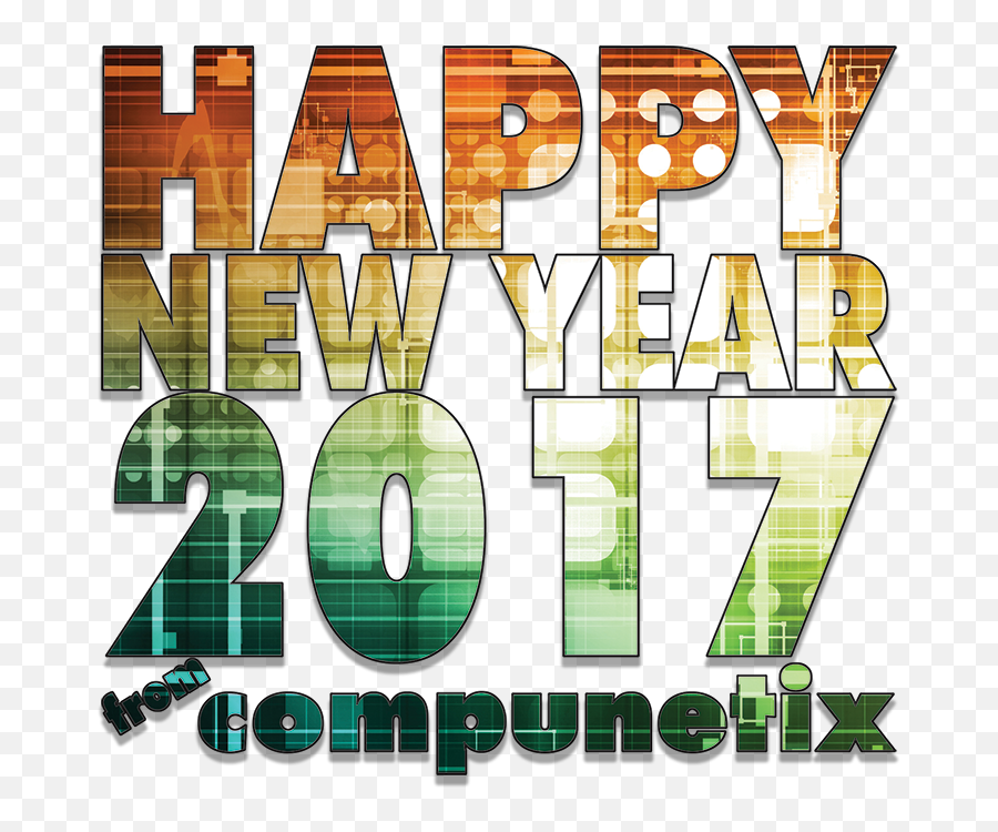 Happy New Year 2017 From Compunetix - Compunetix Graphic Design Png,Happy New Year 2017 Png