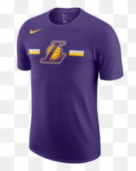 Purple Nike Logo Png 2 Image - Los Angeles Lakers Nike Dri Fit Shirt