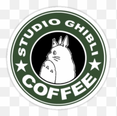 Coffee Studio Ghibli Stickers By Iumba Redbubble - Studio Ghibli png