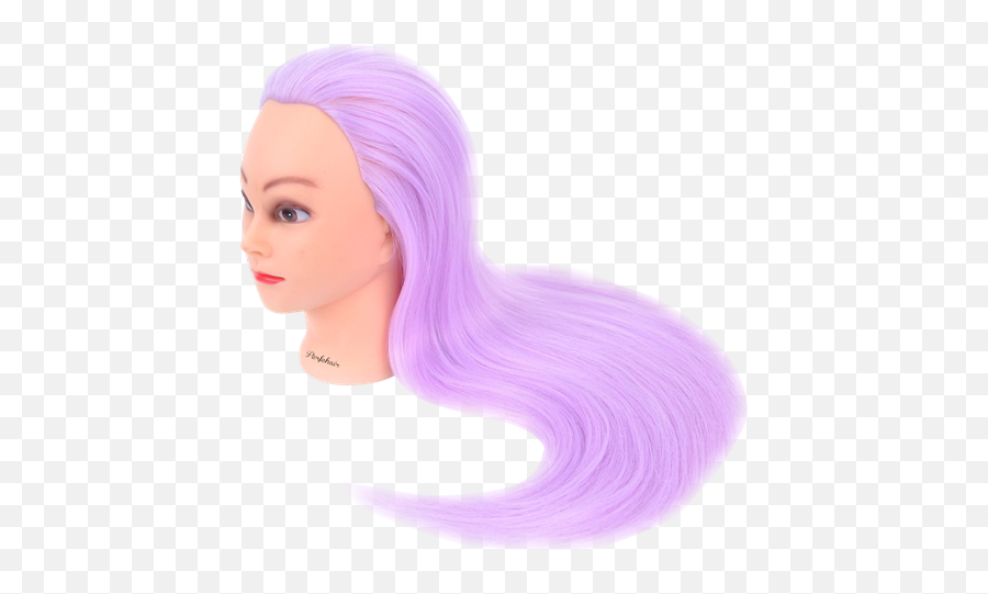 Perfehair 24 Cosmetology Mannequin Head - Purple Instance Hair Design Png,Mannequin Head Png