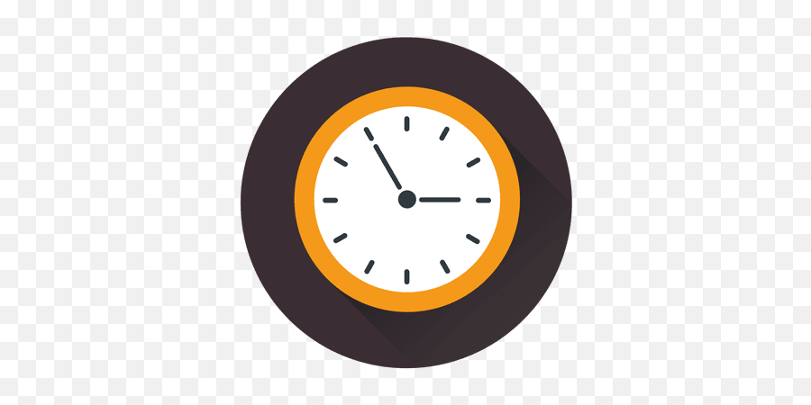 Flat Clock Circle Icon Logo - Clock Icon Circle Png,Clock Logo