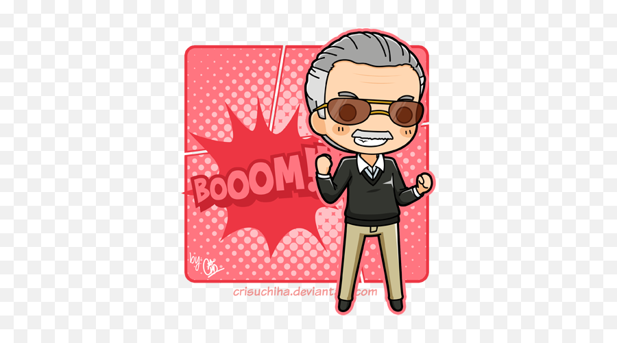 Download Stan Lee Chibi Pon By Crisuchiha - Stan Lee Chibi Stan Lee Chibi Drawing Png,Sebastian Stan Transparent