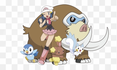 Pokemon Zorua As Dawn - Pachirisu Dawn Pokemon Png,Piplup Png