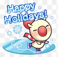 Tis The Season For Festive Holiday Offerings Dissidia - Final Fantasy Happy Holidays png