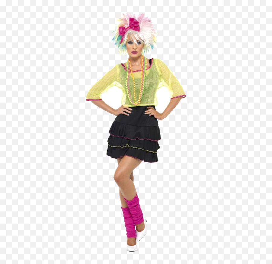 80s Girl Costume - 80 S Dress Up Png,Eighties Icon
