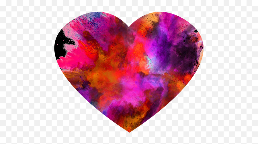 Free Download High Quality Multi Color Heart Png Transparent - Transparent Colorful Heart Png,Heart On Transparent Background