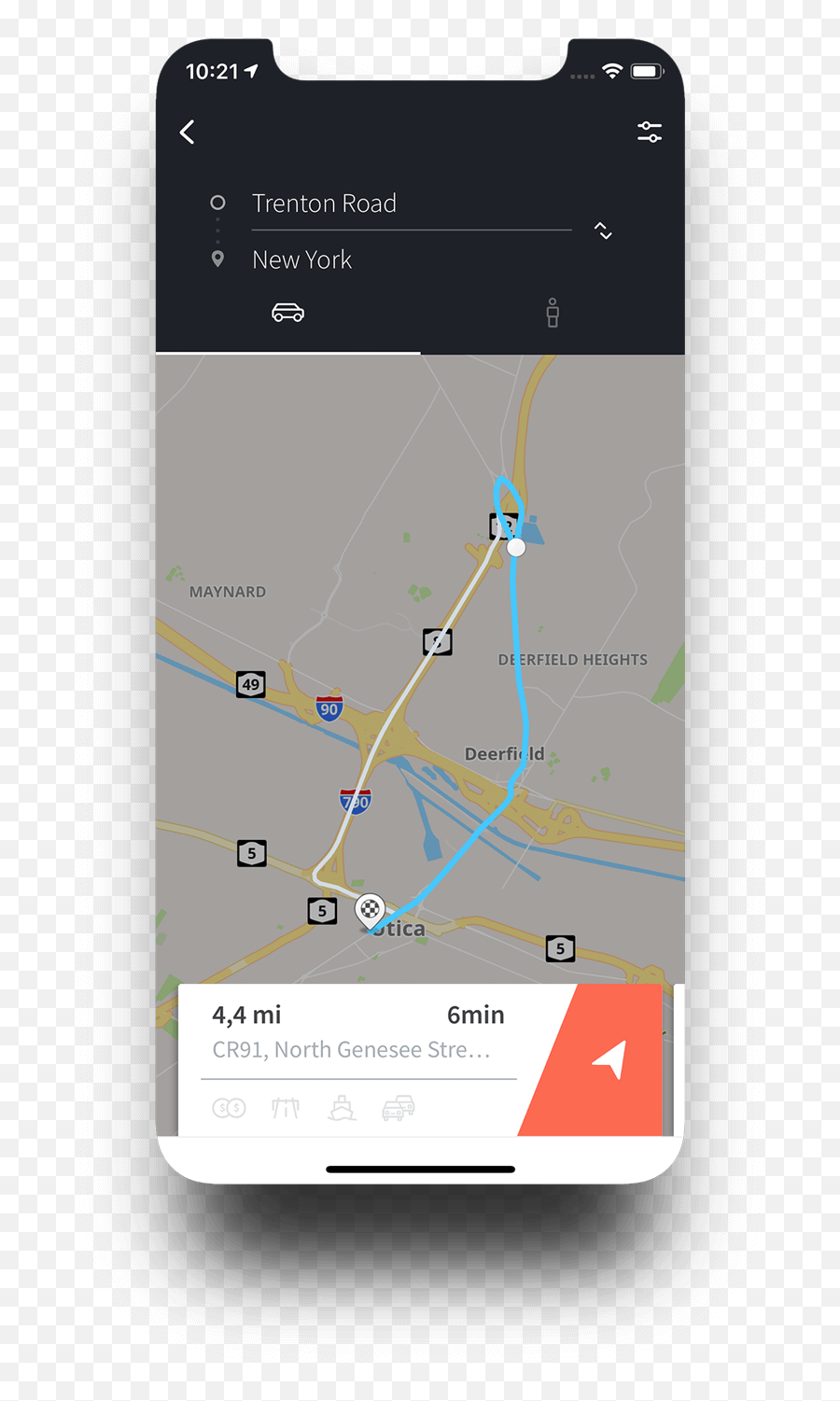 Karta Gps - Free Offline Gps Maps And Traffic From Ndrive Dot Png,Driver Parallel Lines Icon Download