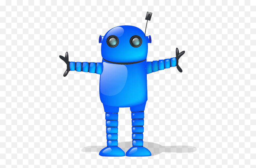 Blue Objects Png File Related To Robot Shadow Icon - Blue Robot Png,Large File Icon