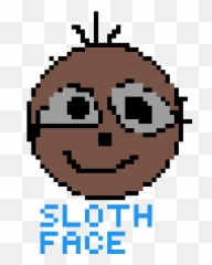 Pixilart - SLOTH face by TigerTobias Dot png