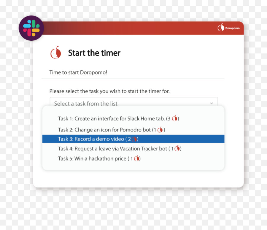 Time Tracker For Slack - Dot Png,How To Change Icon Of Slack
