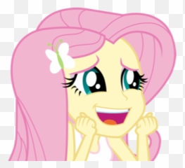 Sticker De Divin Sur Other Fluttershy Mlp - My Little Pony Equestria Girls Rainbow Faces png