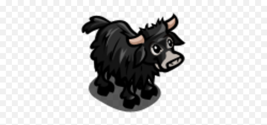 Black Baby Yak Farmville Wiki Fandom - Animal Figure Png,Yak Icon