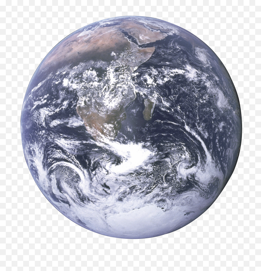 Filethe Earth Seen From Apollo 17 With Transparent - Apollo Earth Png,Clock Transparent Background