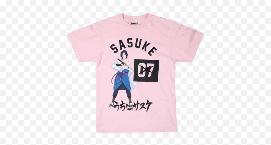 Naruto Sasuke And Sakura Pink Tee Png Transparent