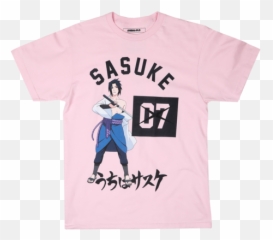 Naruto Sasuke And Sakura Pink Tee Png Transparent
