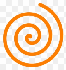 Download Orange Spiral Clip Art - Orange Spiral Png Clip Art Spiral Shape,Rocket League Ball Icon