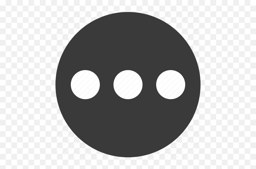 Circle Continue Dot Ellipsis Menu More Options Icon - White More Icon Png,Find Out More Icon