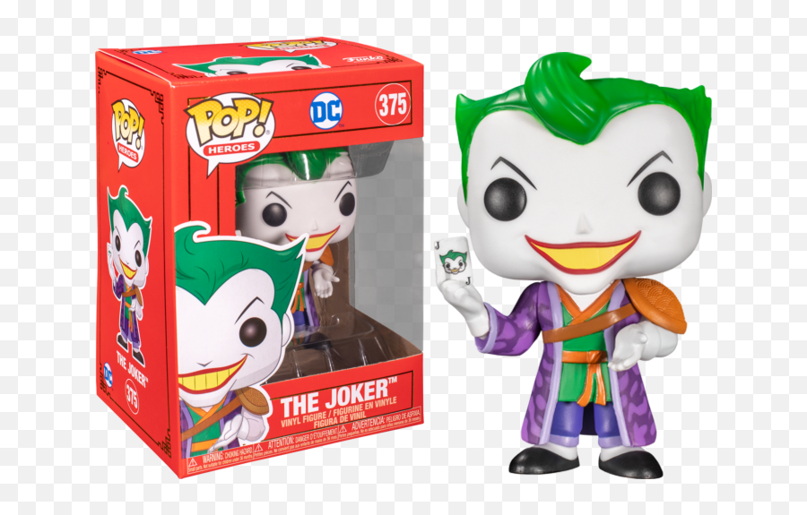 Dc Imperial Palace Pop Heroes Vinyl Figure Joker - Imperial Palace Joker Funko Pop Png,Dc Icon Statues