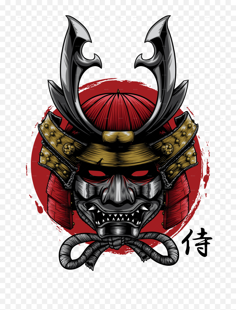 Samurai Head - Samurai Warrior Wallpaper Hd Png,Samurai Png