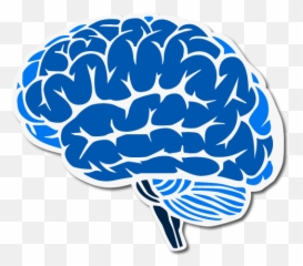 Download Brain - Blue Transparent Background png