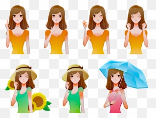 Girlu0027s Heads Avatar - Free image on Pixabay png