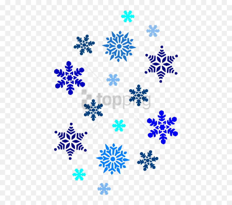 Download Hd Free Png Snowflakes Image With Transparent - Winter Wonderland Clip Art,Snowflakes With Transparent Background
