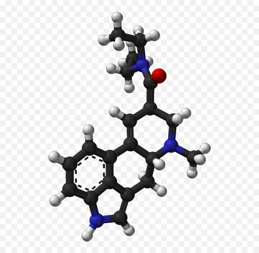 Png Famous Molecules - Lsd Molecule 3d Png,Lsd Png