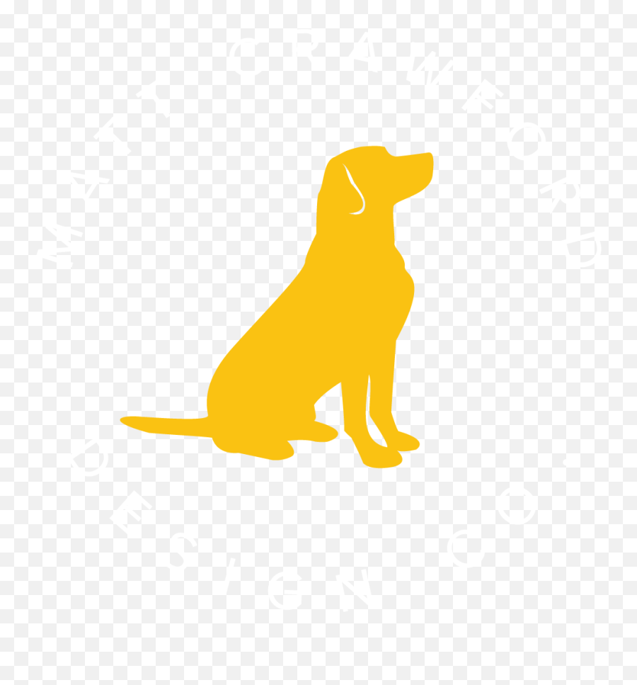 Yellow Labrador Logo - Cartoon Yellow Labrador Silhouette Png,Dog Logo