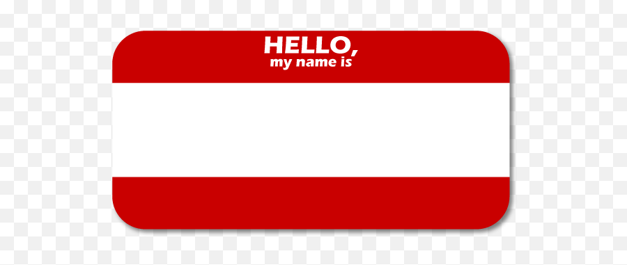 Hello My Name Png Image - Transparent Background Hello My Name Is Png,Hello My Name Is Png