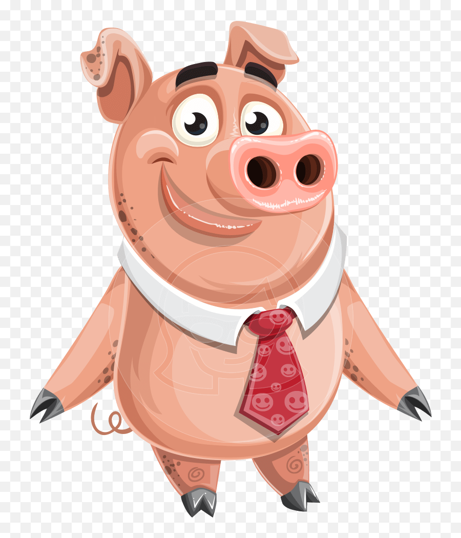 Smokey Hans The Pig Character Animator Puppet - Cartoon Pig Vector Png,Pig Png