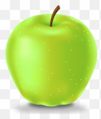 Clip Art Download Green Apple Icon - Green Apple Png Vector,Green Apple Png