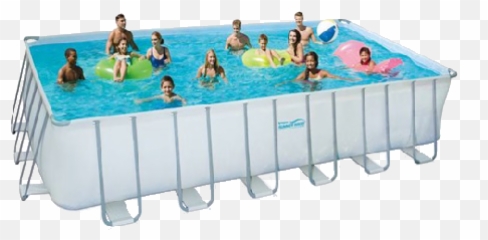 Summer Waves Elite Rectangle Metal Frame Pool U2013 Polygroup - Elite png
