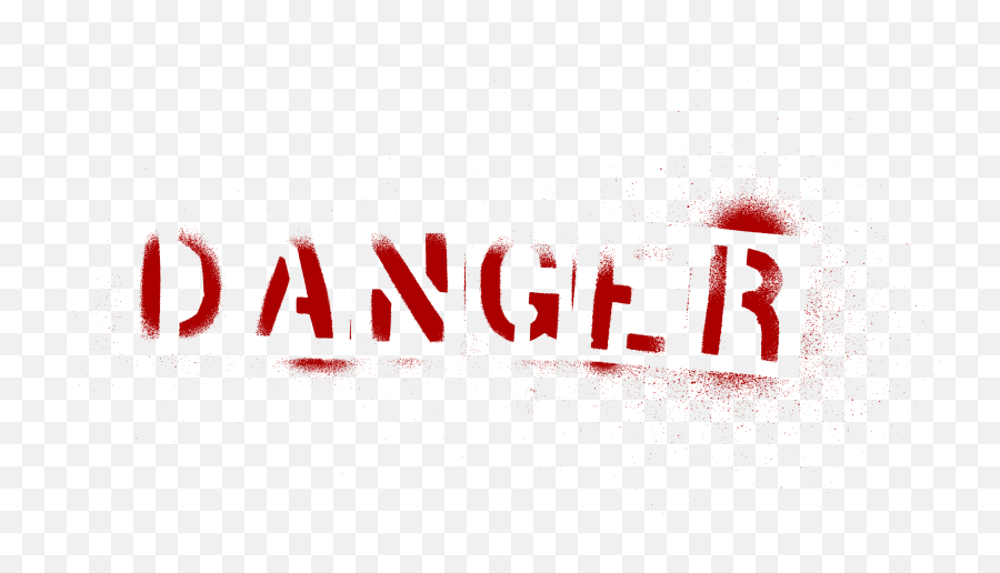 4 Grunge Word Danger Transparent - Calligraphy Png,Word Png