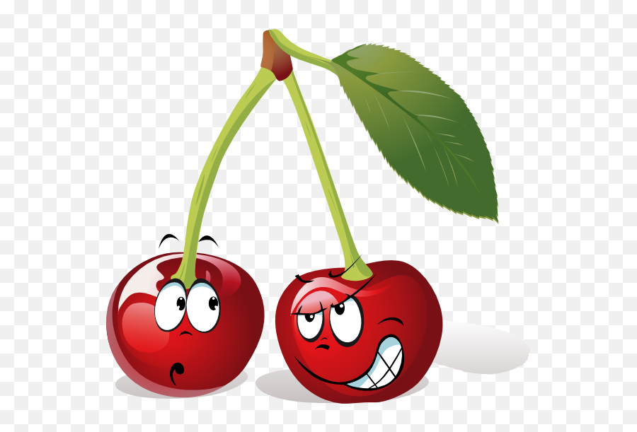 Fruit Cartoon Png - Cherry Cartoon Clipart,Cherries Png