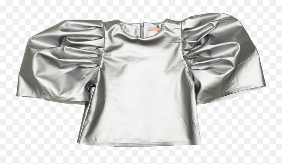 Silver Crown Blouse U2013 Shan And Toad - Luxury Kidswear Shop Leather Jacket Png,Silver Crown Png