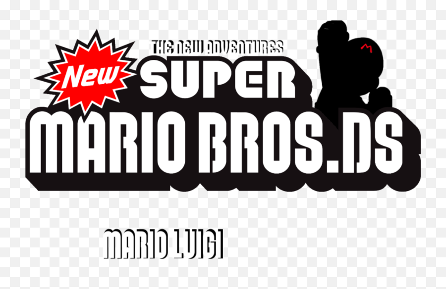 Super Mario Bros Ds Logo By Sy24 - Graphic Design Png,New Super Mario Bros Logo