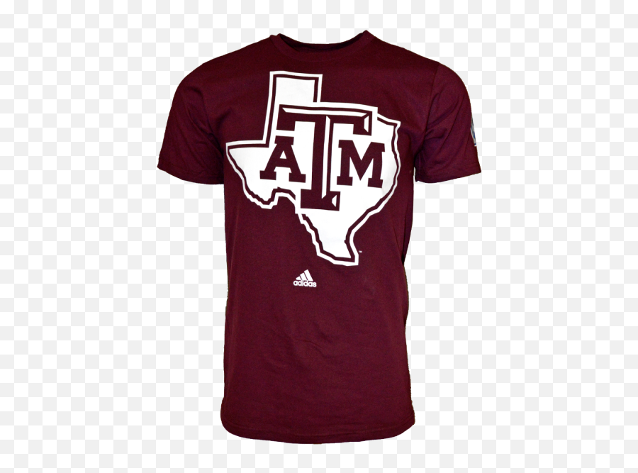 Texas Au0026m Lonestar Logo T - Shirt By Adidas With The Sec Logo Texas University Png,Adidas Logo Font