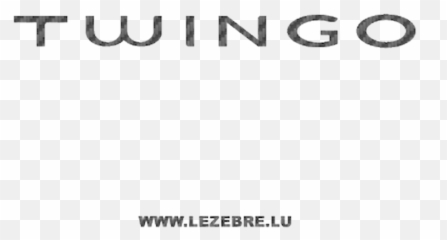 Renault Twingo Logo Carbon Sticker 2 - Toyota Racing Development png