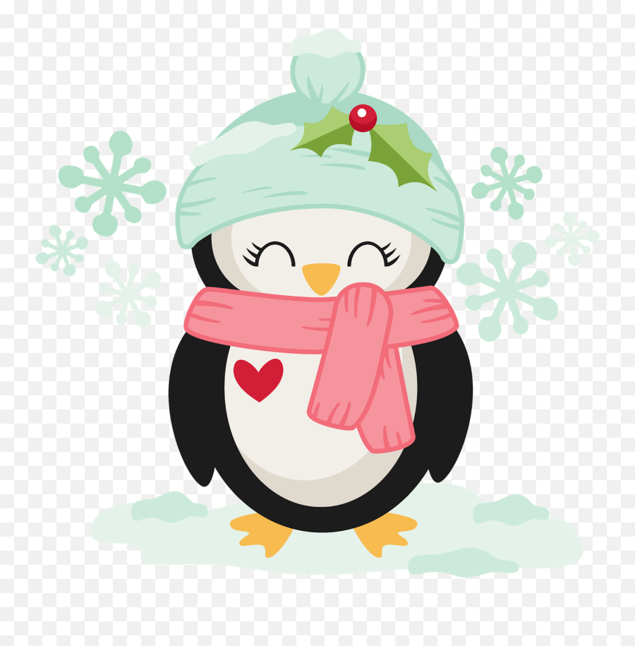 Christmas Penguin Png - Winter Cute Wallpaper Iphone Christmas Penguin Png,Penguin Png