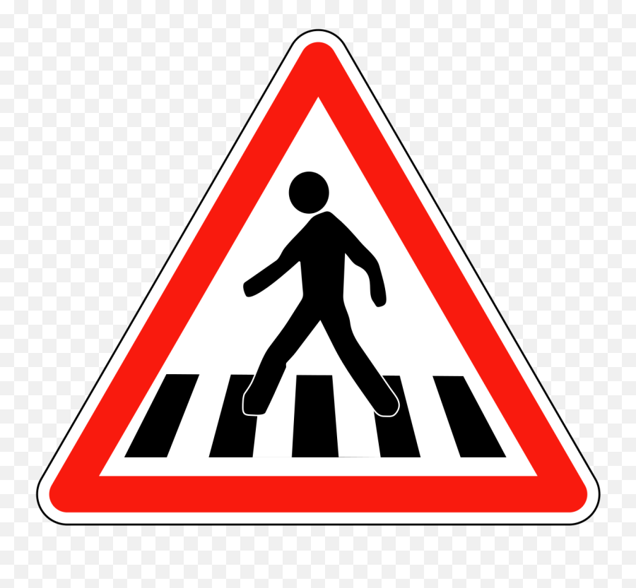 Download Triangular Warning Sign - Traffic Sign Falling Rocks Png,Warning Sign Png