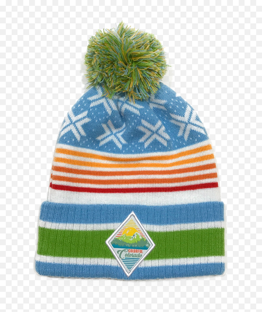 Baby Blue Colorful Colorado Beanie - Beanie Png,Beanie Png